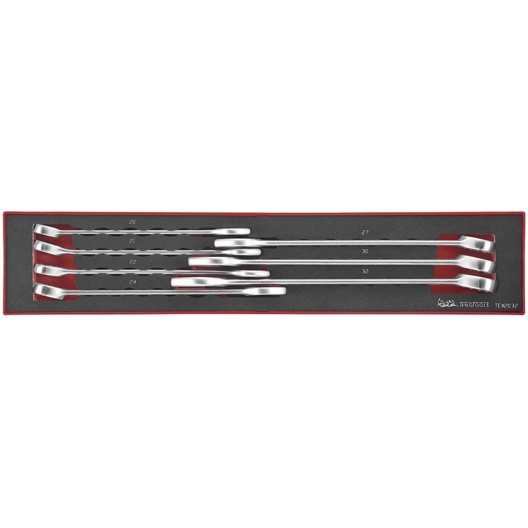 7 delars U-ringnyckelsats TEX2032 Teng Tools U-RINGNYCKELSATS MM TEX2032