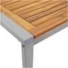 7-delars utematsats av solid akacia och metall vidaXL 180 x 90 x 75 cm – miniatyr 9