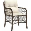 7-delat matset för trädgården med kuddar i brun poly-rattan. vidaXL 200 x 80 x 73 cm – miniatyr 5