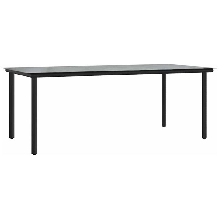 7-delat Trädgårdslunchset Beige Poly Rottning vidaXL 200 x 100 cm, 6 - Sits – bild 5