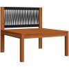 7-delat trädgårdsset med kuddar krämfärgad 63x63 cm vidaXL – miniatyr 10