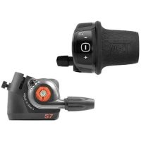 7-SPD VRIDREGLAGE + CLICKBOX SRAM S7, kabel 1700mm