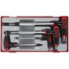 7 st Sexkantnycklar i sats TTHEX7 / TTHEX7AF Teng Tools SEXKANTNYCKELSATS MM TTHEX07 – miniatyr 1