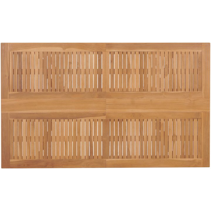 7 stycken trädgårdsmöbler Set Solid Wood Teak vidaXL Medium – bild 8
