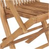 7 stycken trädgårdsmöbler Set Solid Wood Teak vidaXL Medium – miniatyr 10