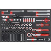 76 delars Hylsnyckelsats TTESK77 Teng Tools