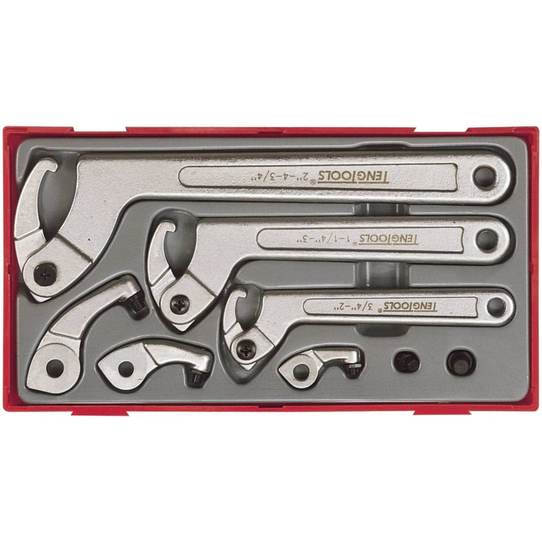 8 delars Haknyckel sats TTHP08 Teng Tools HAKNYCKELSATS 8 DELAR