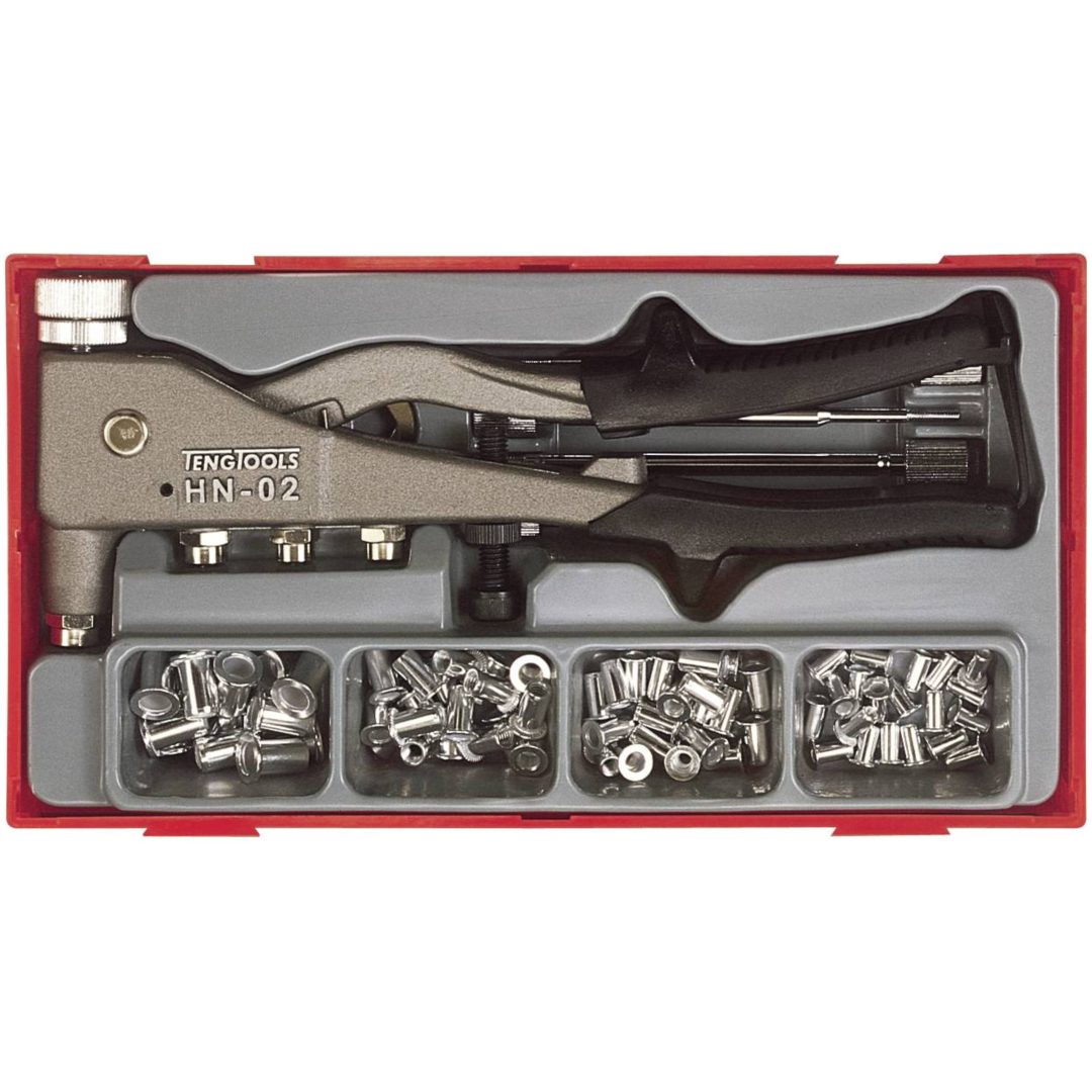 81 delars Blindnitmuttersats TTNR81 Teng Tools BLINDNITMUTTERSATS 81 DELAR