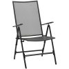 9-delad trädgårdsserveringsset antracit stål vidaXL 200 x 80 x 73 cm – miniatyr 6