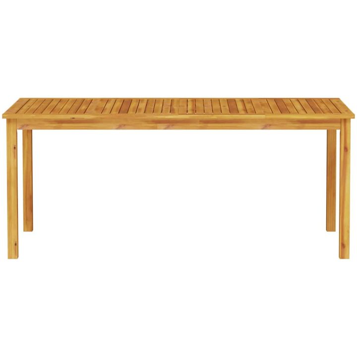 9-delars matset för trädgården i massivt akaciaträ vidaXL 92 x 56 x 18,5 cm (ihopfällda mått) – bild 7