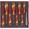 9 delars Skruvmejselsats för 1000 volt TEDV909N Teng Tools SKRUVMEJSELSATS 1000V EVA 9DEL – miniatyr 1