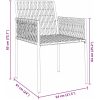 9 Delars Trädgårdsmatbord Set Med Kuddar - Brun, Poly Rattan. vidaXL 200 x 80 x 73 cm – miniatyr 9