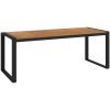 9 Delars Trädgårdsmöbelset Beige Poly Rattan Akacia vidaXL 8 - Sits – miniatyr 6