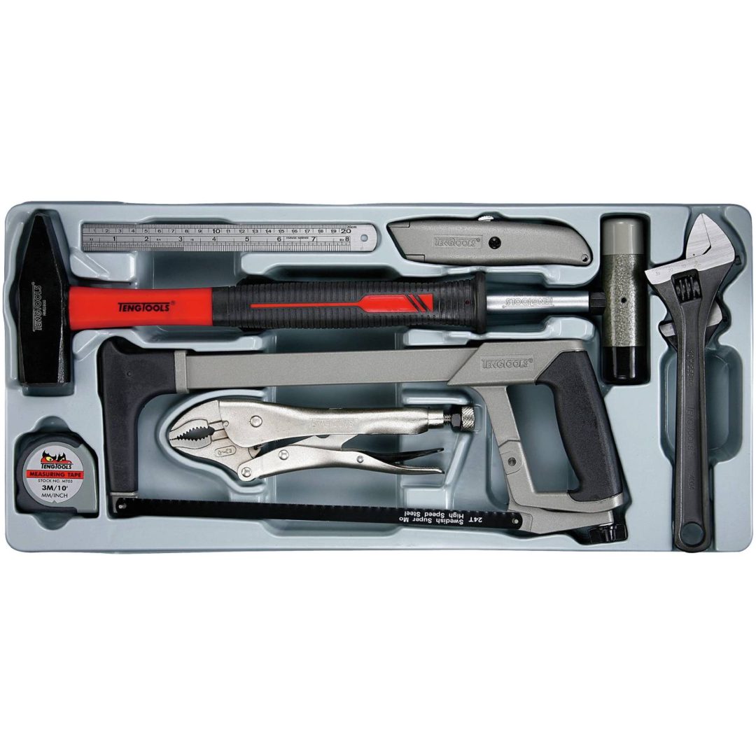 9 delars Verktygssats TTPS09E Teng Tools VERKTYGSSATS 9 DELAR TTPS09E – bild 2