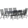 9-delat hallmöbelset anthracite stål vidaXL Large – miniatyr 2