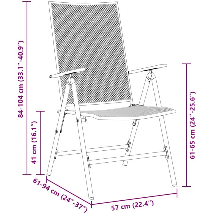 9-delat hallmöbelset anthracite stål vidaXL Large – bild 11