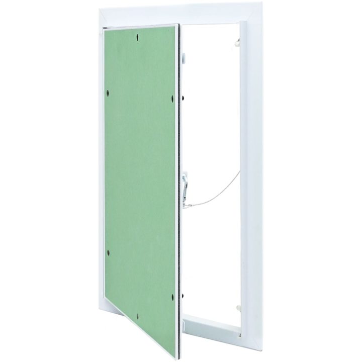 Access Panel Grön, Silver Aluminium, Gips vidaXL 450 x 300 x 12,5 mm – bild 2