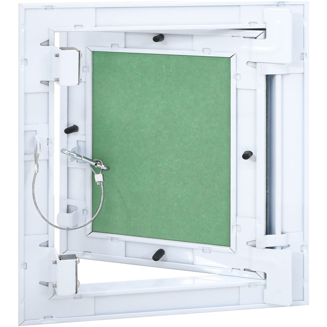 Accesspanel i aluminium med gips 250x250 mm vidaXL 300 x 300 x 12.5 mm