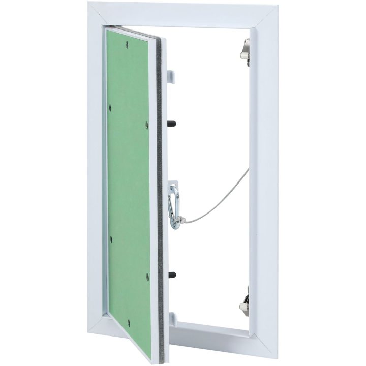 Accesspanel med aluminiumram och gips 150x300 mm vidaXL 350 x 200 x 12.5 mm – bild 2