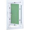 Accesspanel med aluminiumram och gips 150x300 mm vidaXL 350 x 200 x 12.5 mm – miniatyr 1