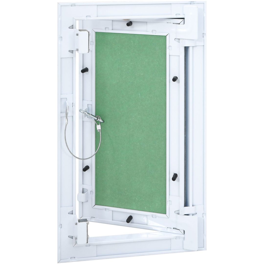 Accesspanel med aluminiumram och gips 150x300 mm vidaXL 350 x 200 x 12.5 mm