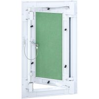 Accesspanel med aluminiumram och gips 150x300 mm vidaXL