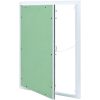 Accesspanel med aluminiumram och gips 500x600 mm vidaXL 650 x 550 x 12.5 mm – miniatyr 2