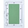 Accesspanel med aluminiumram och gipsskiva 200x300 mm vidaXL 350 x 250 x 12.5 mm – miniatyr 4