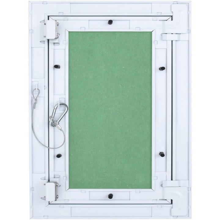 Accesspanel med aluminiumram och gipsskiva 200x300 mm vidaXL 350 x 250 x 12.5 mm – bild 4