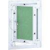 Accesspanel med aluminiumram och gipsskiva 200x300 mm vidaXL 350 x 250 x 12.5 mm – miniatyr 1