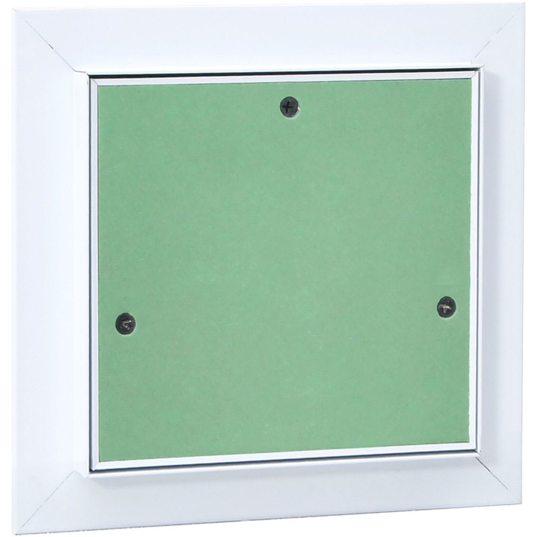 Accesspanel med aluminiumsram och gips 150x150 mm vidaXL 200 x 200 x 12.5 mm – bild 3