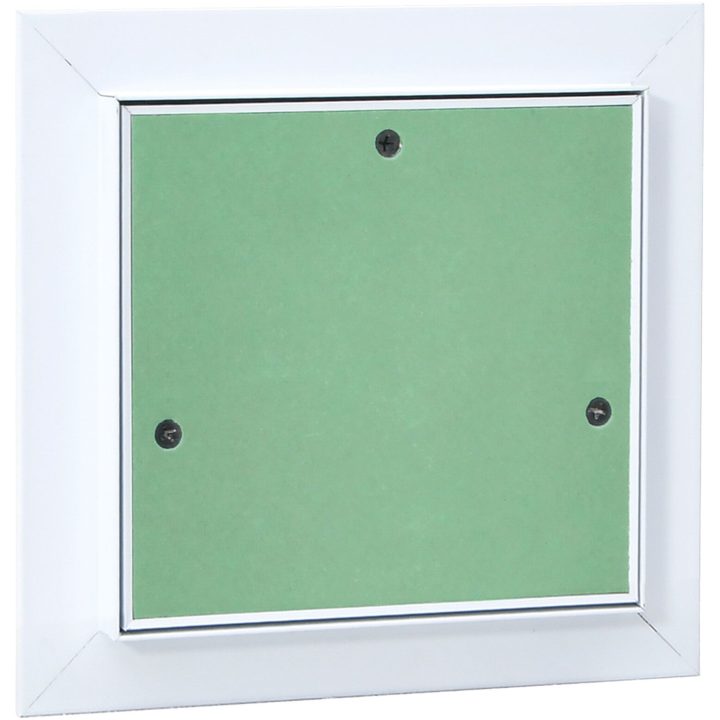 Accesspanel med aluminiumsram och gips 150x150 mm vidaXL 200 x 200 x 12.5 mm – bild 3