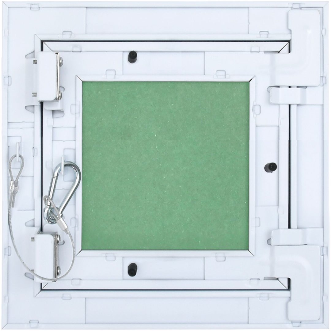 Accesspanel med aluminiumsram och gips 150x150 mm vidaXL 200 x 200 x 12.5 mm – bild 4