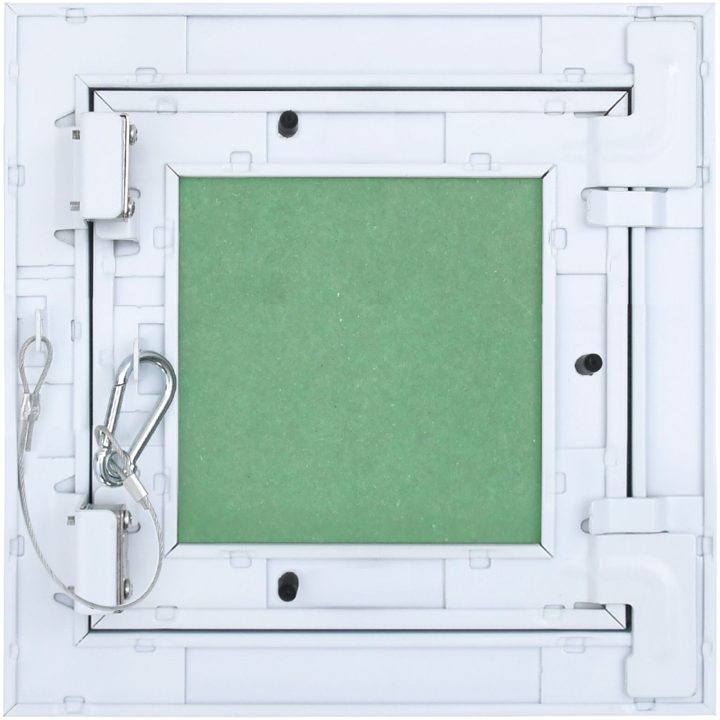 Accesspanel med aluminiumsram och gips 150x150 mm vidaXL 200 x 200 x 12.5 mm – bild 4