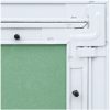 Accesspanel med aluminiumsram och gips 150x150 mm vidaXL 200 x 200 x 12.5 mm – miniatyr 7