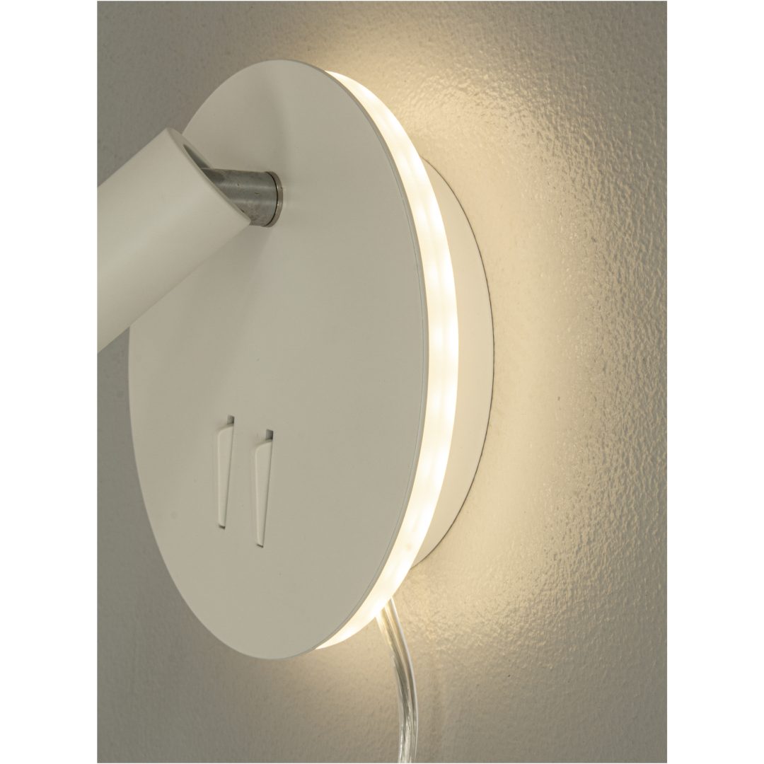 Ace Vägglampa, Vit ANETA HOME Vit – bild 3