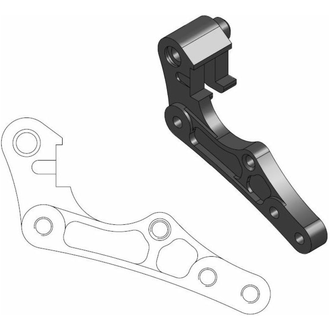 Adapter Bromsok MOTO-MASTER 270 MM