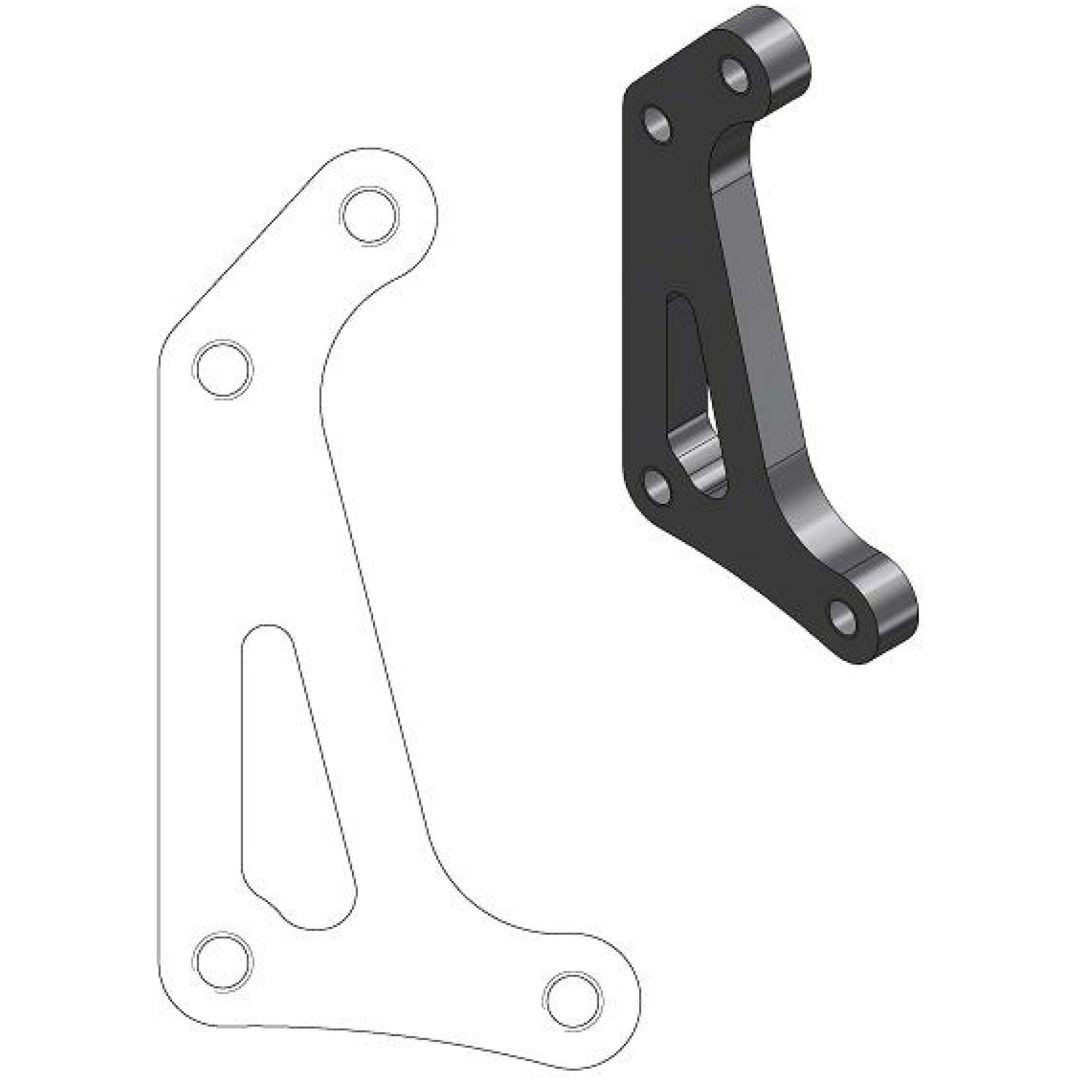 Adapter Bromsok Supermoto Racing MOTO-MASTER 320 mm (12-19/32)