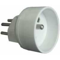 Adapter France/Switzerland Male/Female 3 pins BIHR