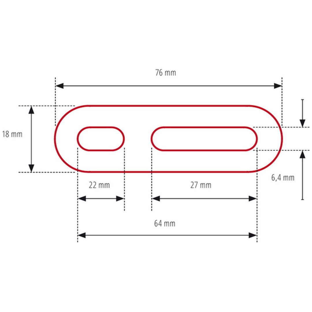Adapter Kåpgel Svart (Par) HIGHSIDER – bild 5