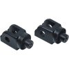 Adapter Splined Fotpinne Svart KURYAKYN – miniatyr 2