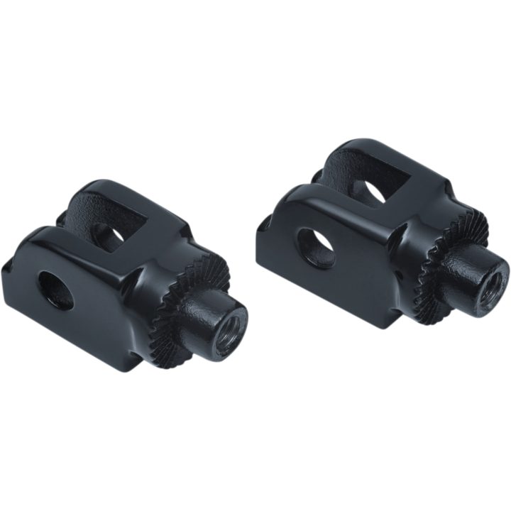 Adapter Splined Fotpinne Svart KURYAKYN – bild 2