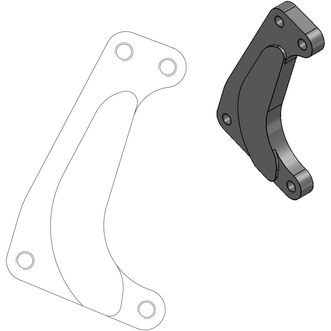 Adapter Supermotard Racing MOTO-MASTER Adapter – bild 3