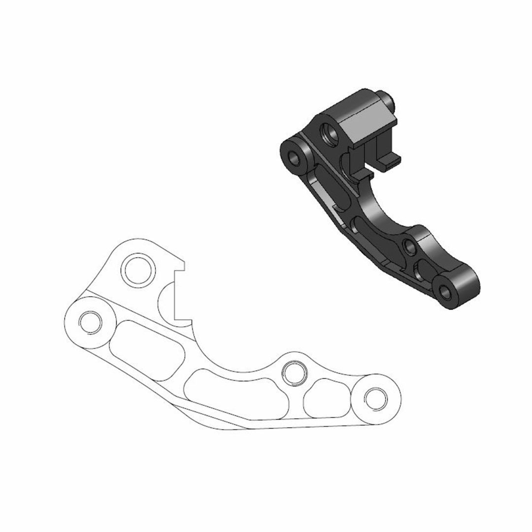 Adapter Till Flames Flytande 260mm Skiva Moto-Master