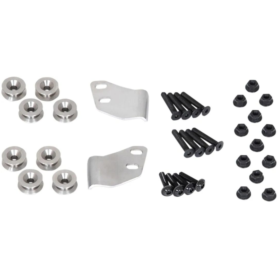 Adapterkit För Evo Sidoväskhållare Svart/krom/silver SW-MOTECH Monteringskit