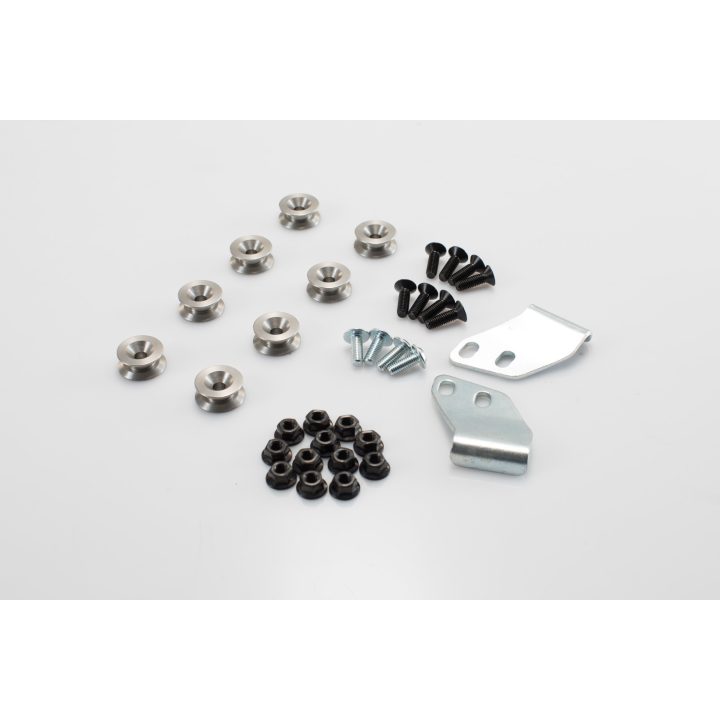 Adapterkit För Pro Sidoväska Svart/krom/silver SW-MOTECH Monteringskit – bild 2