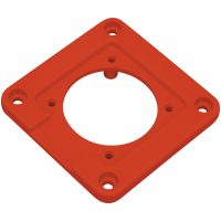 Adapterplatta CEE/Schuko, Röd MALMBERGS
