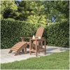 Adirondack bord aquablå 38x38x46 cm HDPE vidaXL – miniatyr 3