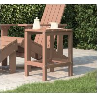 Adirondack bord aquablå 38x38x46 cm HDPE vidaXL