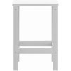 Adirondack bord vit 38x38x46 cm HDPE vidaXL – miniatyr 4